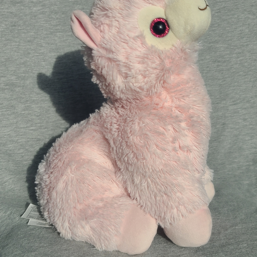 Intelex Warmies Microwavable Plush Pink Llama 11" Cozy Heat Pack Lavender Scent